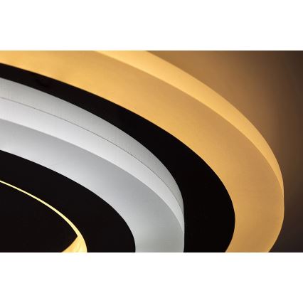 Rabalux - LED zatemnjevalna stropna svetilka LED/56W/230V 3000/4000/6000K matni krom + daljinski upravljalnik, premer 45 cm