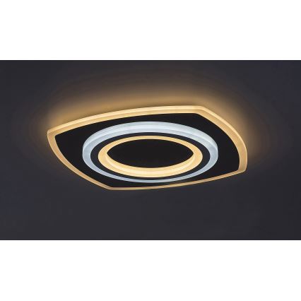 Rabalux - LED Zatemnitvena stropna svetilka LED/60W/230V 3000/4000/6000K mat krom + Daljinski upravljalnik