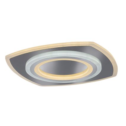 Rabalux - LED Zatemnitvena stropna svetilka LED/60W/230V 3000/4000/6000K mat krom + Daljinski upravljalnik