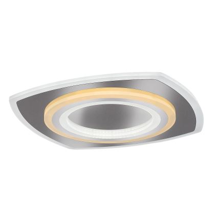 Rabalux - LED Zatemnitvena stropna svetilka LED/60W/230V 3000/4000/6000K mat krom + Daljinski upravljalnik