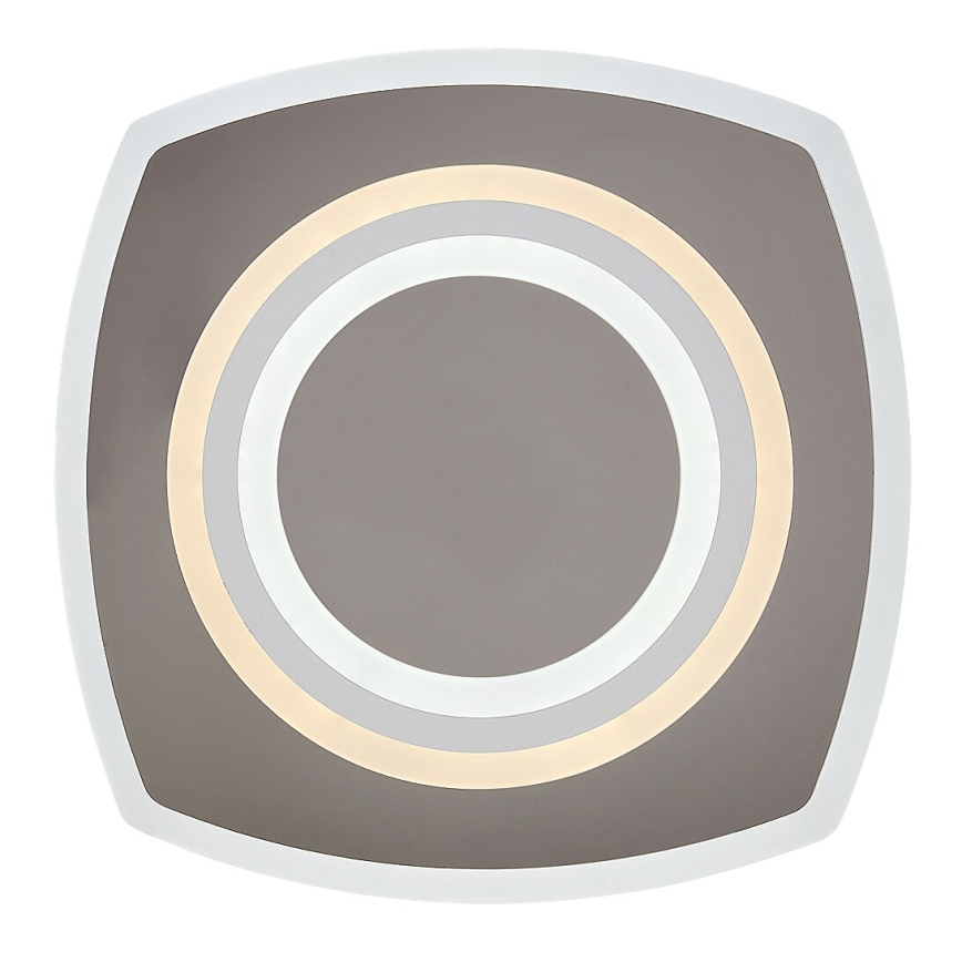 Rabalux - LED zatemnjevalna stropna svetilka LED/60W/230V 3000/4000/6000K matiran krom + daljinski upravljalnik 48x48 cm