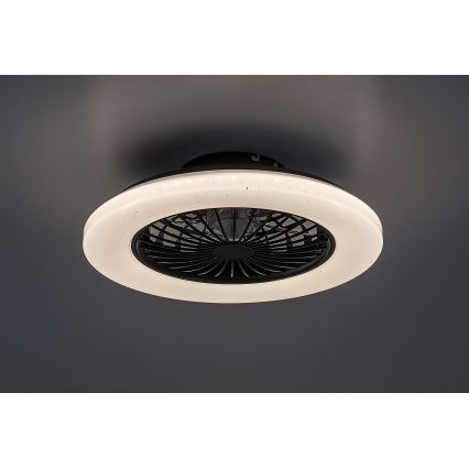 Rabalux - LED Zatemnitvena stropna svetilka z ventilatorjem LED/48W/230V 3000-6500K + Daljinski upravljalnik