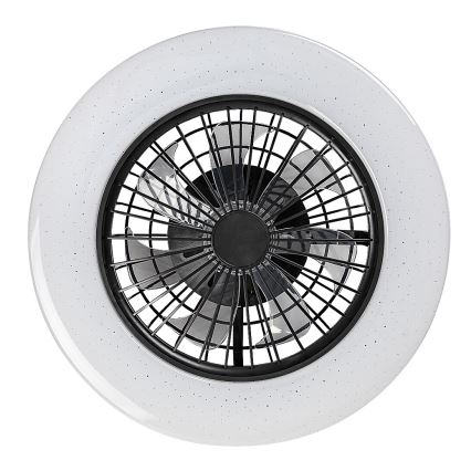 Rabalux - LED Zatemnitvena stropna svetilka z ventilatorjem LED/48W/230V 3000-6500K + Daljinski upravljalnik