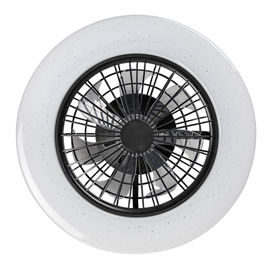 Rabalux - LED Zatemnitvena stropna svetilka z ventilatorjem LED/48W/230V 3000-6500K + Daljinski upravljalnik