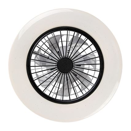 Rabalux - LED Zatemnitvena stropna svetilka z ventilatorjem LED/48W/230V 3000-6500K + Daljinski upravljalnik