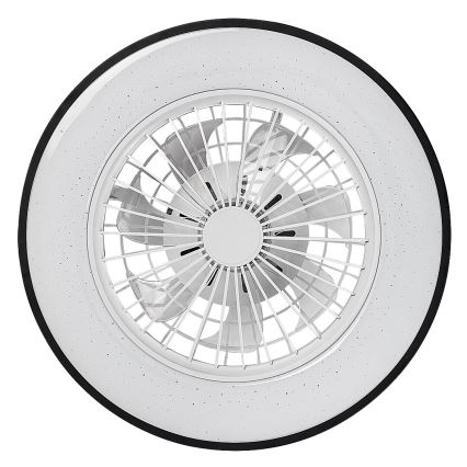 Rabalux - LED Zatemnitvena stropna svetilka z ventilatorjem LED/48W/230V 3000-6500K + Daljinski upravljalnik