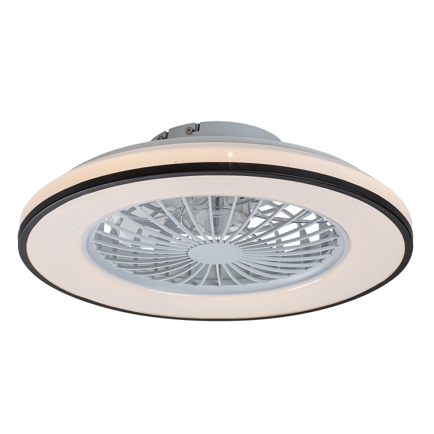 Rabalux - LED Zatemnitvena stropna svetilka z ventilatorjem LED/48W/230V 3000-6500K + Daljinski upravljalnik