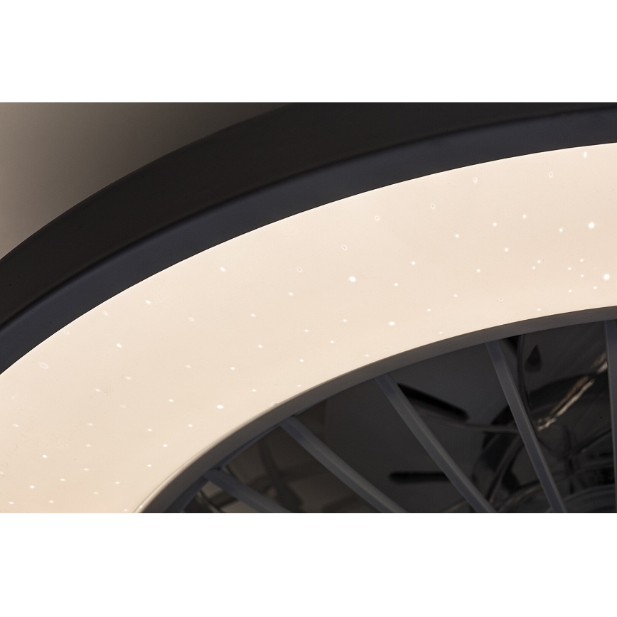 Rabalux - LED Zatemnitvena stropna svetilka z ventilatorjem LED/48W/230V 3000-6500K + Daljinski upravljalnik