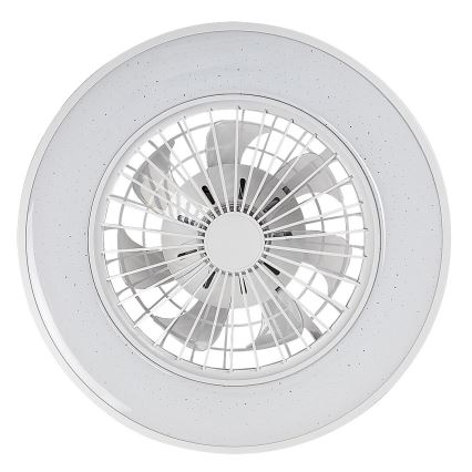 Rabalux - LED Zatemnitvena stropna svetilka z ventilatorjem LED/48W/230V 3000-6500K + Daljinski upravljalnik