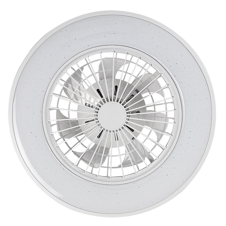 Rabalux - LED Zatemnitvena stropna svetilka z ventilatorjem LED/48W/230V 3000-6500K + Daljinski upravljalnik