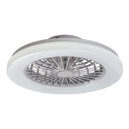 Rabalux - LED RGB Zatemnitvena stropna svetilka z ventilatorjem LED/48W/230V 3000-6500K + Daljinski upravljalnik