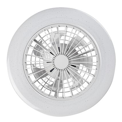 Rabalux - LED RGB Zatemnitvena stropna svetilka z ventilatorjem LED/48W/230V 3000-6500K + Daljinski upravljalnik