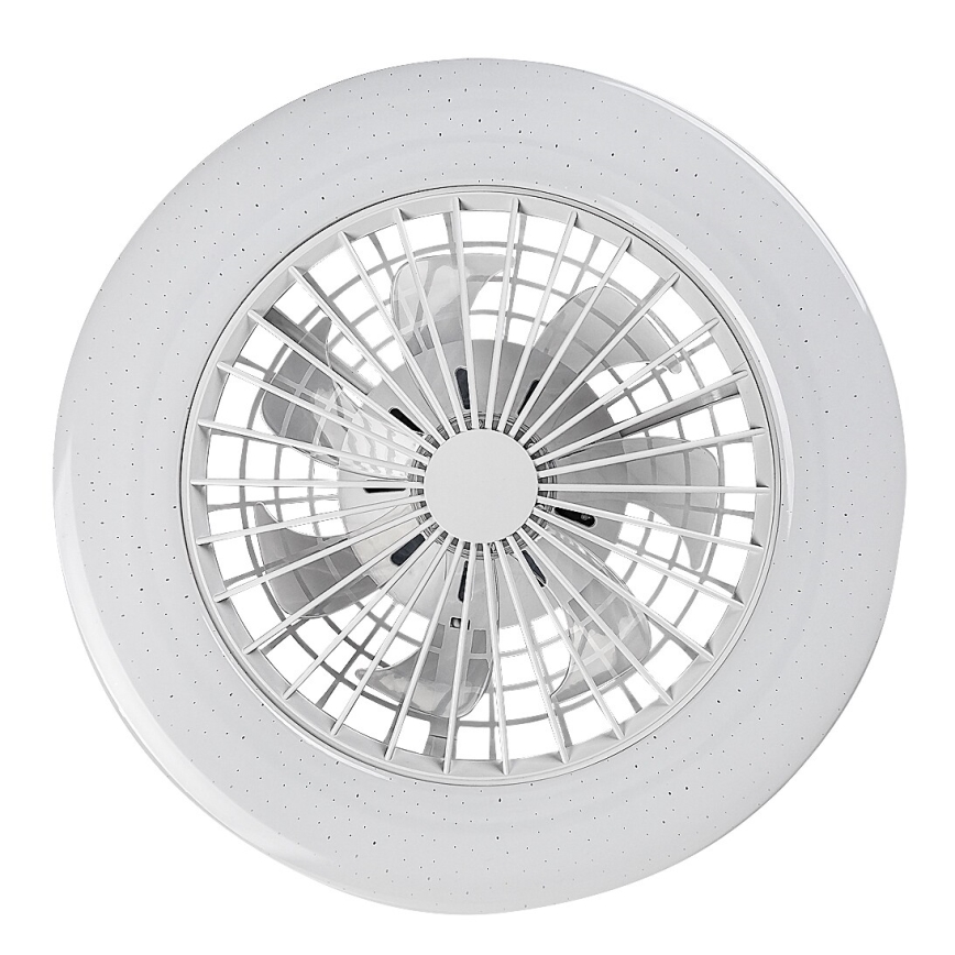 Rabalux - LED RGB Zatemnitvena stropna svetilka z ventilatorjem LED/48W/230V 3000-6500K + Daljinski upravljalnik