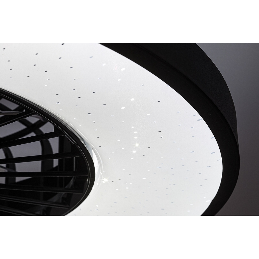 Rabalux - LED Zatemnitvena stropna svetilka z ventilatorjem LED/72W/230V 3000-6500K + Daljinski upravljalnik