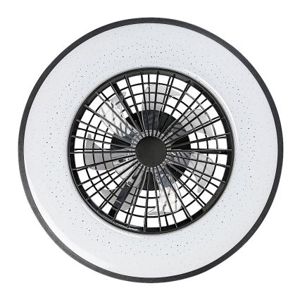 Rabalux - LED Zatemnitvena stropna svetilka z ventilatorjem LED/72W/230V 3000-6500K + Daljinski upravljalnik