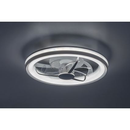 Rabalux - LED Zatemnitvena stropna svetilka z ventilatorjem LED/40W/230V 3000/4000/6000K Wi-Fi + Daljinski upravljalnik