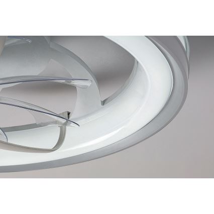 Rabalux - LED Zatemnitvena stropna svetilka z ventilatorjem LED/40W/230V 3000/4000/6000K Wi-Fi + Daljinski upravljalnik