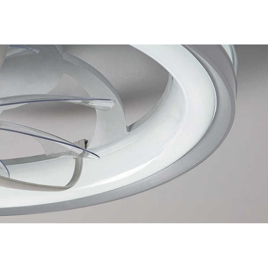 Rabalux - LED Zatemnitvena stropna svetilka z ventilatorjem LED/40W/230V 3000/4000/6000K Wi-Fi + Daljinski upravljalnik