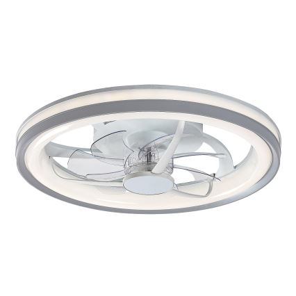 Rabalux - LED Zatemnitvena stropna svetilka z ventilatorjem LED/40W/230V 3000/4000/6000K Wi-Fi + Daljinski upravljalnik