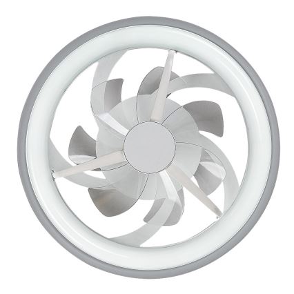 Rabalux - LED Zatemnitvena stropna svetilka z ventilatorjem LED/40W/230V 3000/4000/6000K Wi-Fi + Daljinski upravljalnik