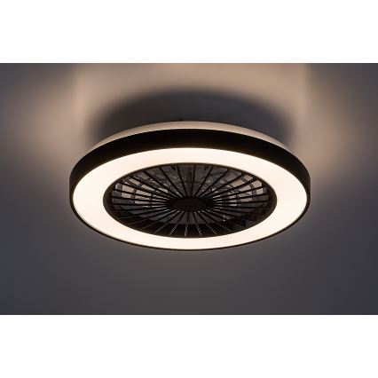 Rabalux - LED Zatemnitvena stropna svetilka z ventilatorjem LED/40W/230V 3000/4000/6000K Wi-Fi + Daljinski upravljalnik