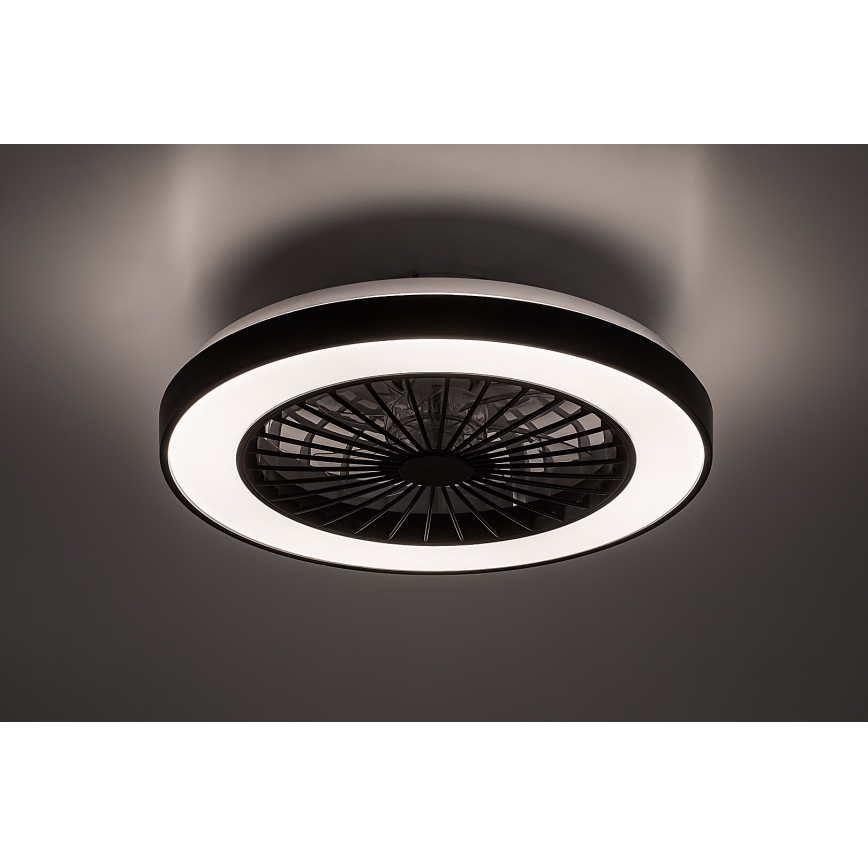 Rabalux - LED Zatemnitvena stropna svetilka z ventilatorjem LED/40W/230V 3000/4000/6000K Wi-Fi + Daljinski upravljalnik