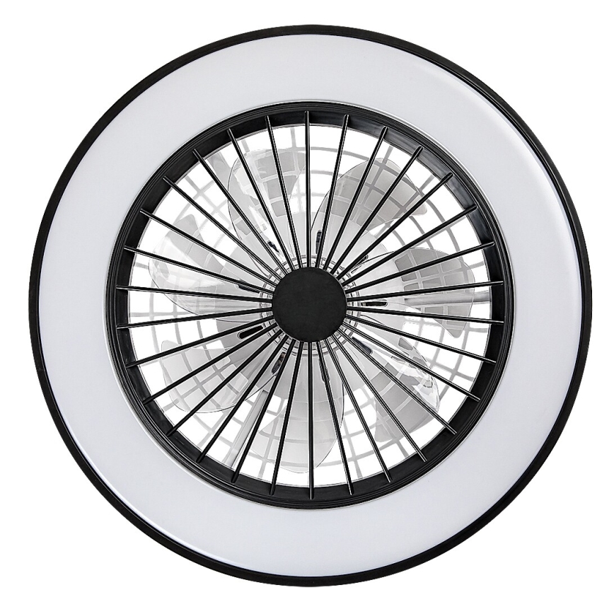 Rabalux - LED Zatemnitvena stropna svetilka z ventilatorjem LED/40W/230V 3000/4000/6000K Wi-Fi + Daljinski upravljalnik