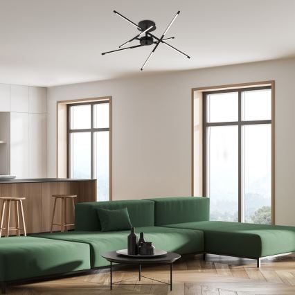 Rabalux - LED Lestenec LED/40W/230V 3000K črna