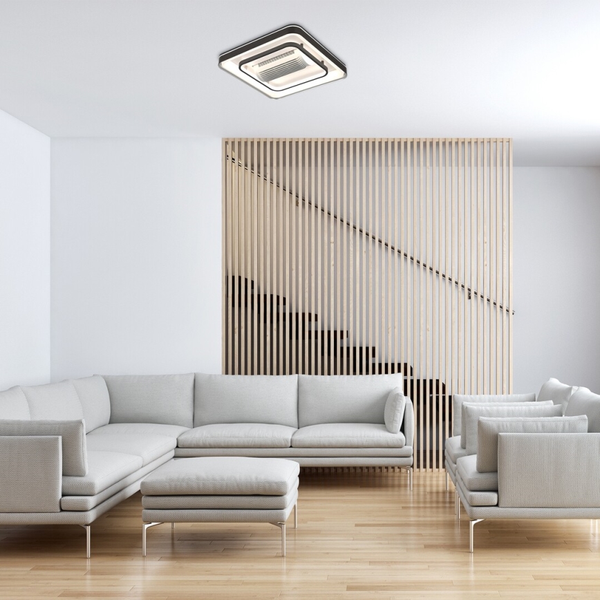 Rabalux - LED Zatemnitvena stropna svetilka z ventilatorjem LED/50W/230V 3000/4000/6000K Wi-Fi + Daljinski upravljalnik
