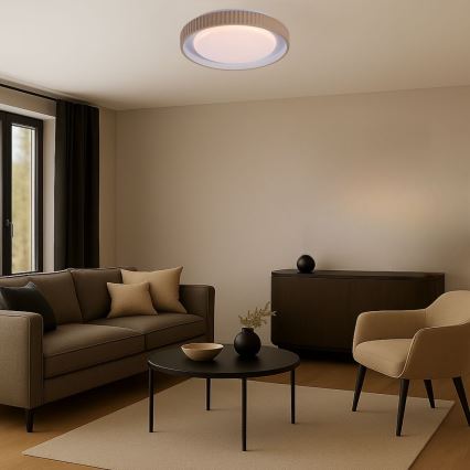 Rabalux - LED zatemnjiva stropna svetilka LED/48W/230V 3000-6500K premer 49,5 cm + daljinski upravljalnik