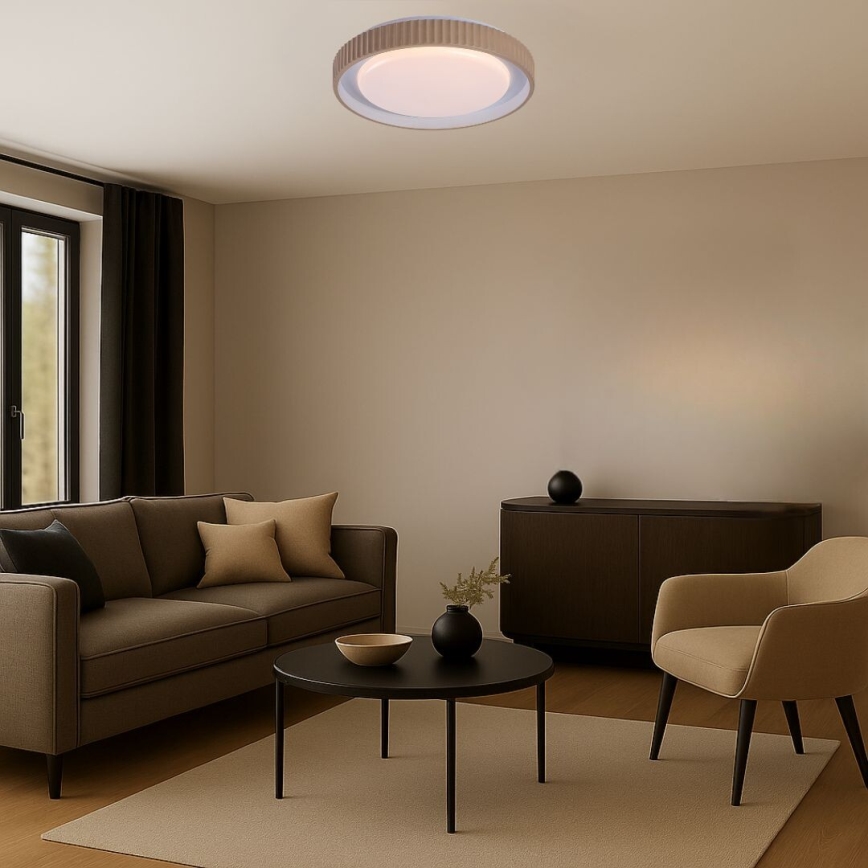 Rabalux - LED zatemnjiva stropna svetilka LED/48W/230V 3000-6500K premer 49,5 cm + daljinski upravljalnik