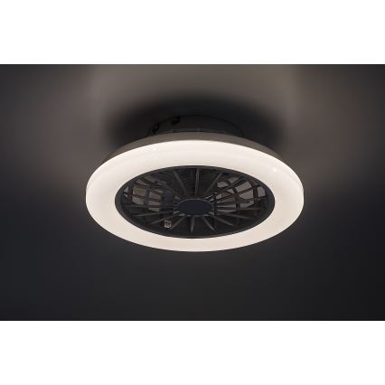 Rabalux - LED stropna svetilka z zatemnitvijo in ventilatorjem LED/24W/230V 3000-6500K + daljinski upravljalnik