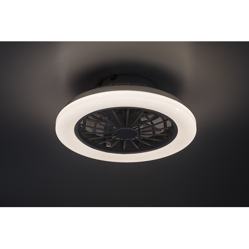 Rabalux - LED stropna svetilka z zatemnitvijo in ventilatorjem LED/24W/230V 3000-6500K + daljinski upravljalnik