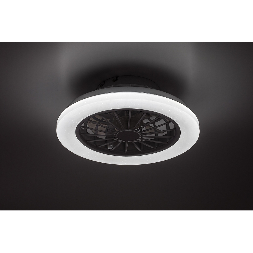 Rabalux - LED stropna svetilka z zatemnitvijo in ventilatorjem LED/24W/230V 3000-6500K + daljinski upravljalnik