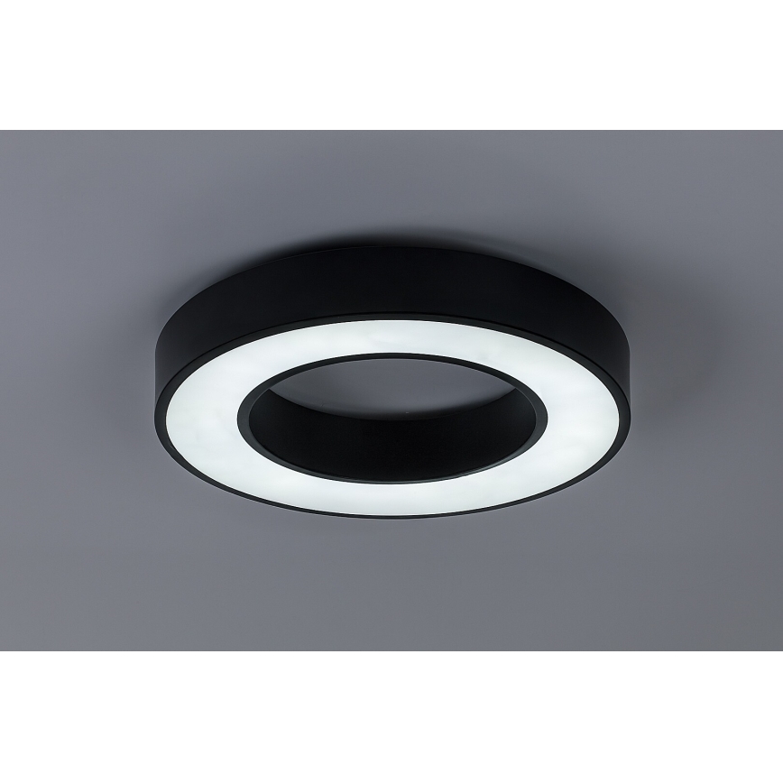 Rabalux - LED stropna svetilka LED/24W/230V 3000/4000/6500K premer 40 cm črna