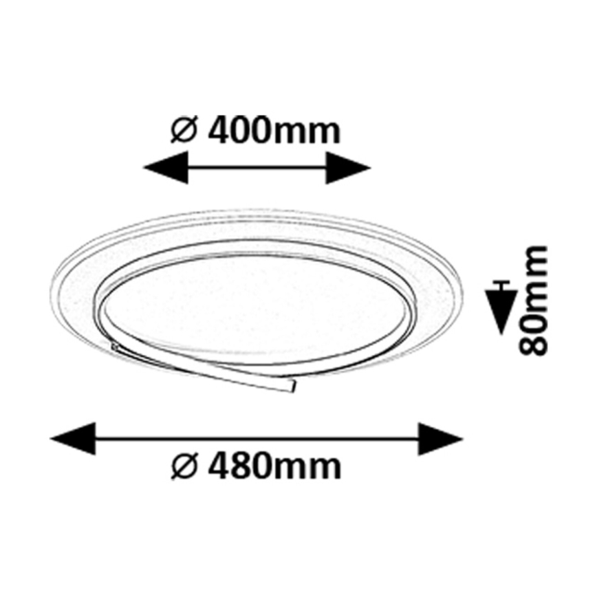 Rabalux - LED Stropna svetilka LED/40W/230V 4000K