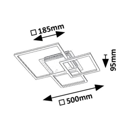 Rabalux - LED Stropna svetilka LED/40W/230V 3000K