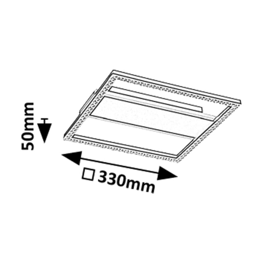 Rabalux - LED Stropna svetilka LED/24W/230V 4000K