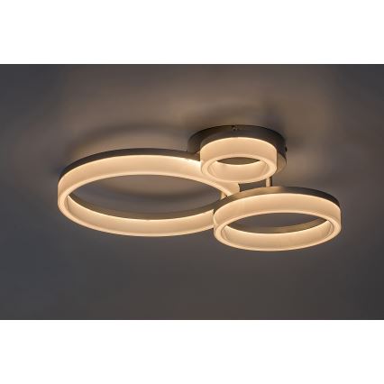 Rabalux - LED Stropna svetilka LED/24W/230V 3000/4000/6500K mat krom