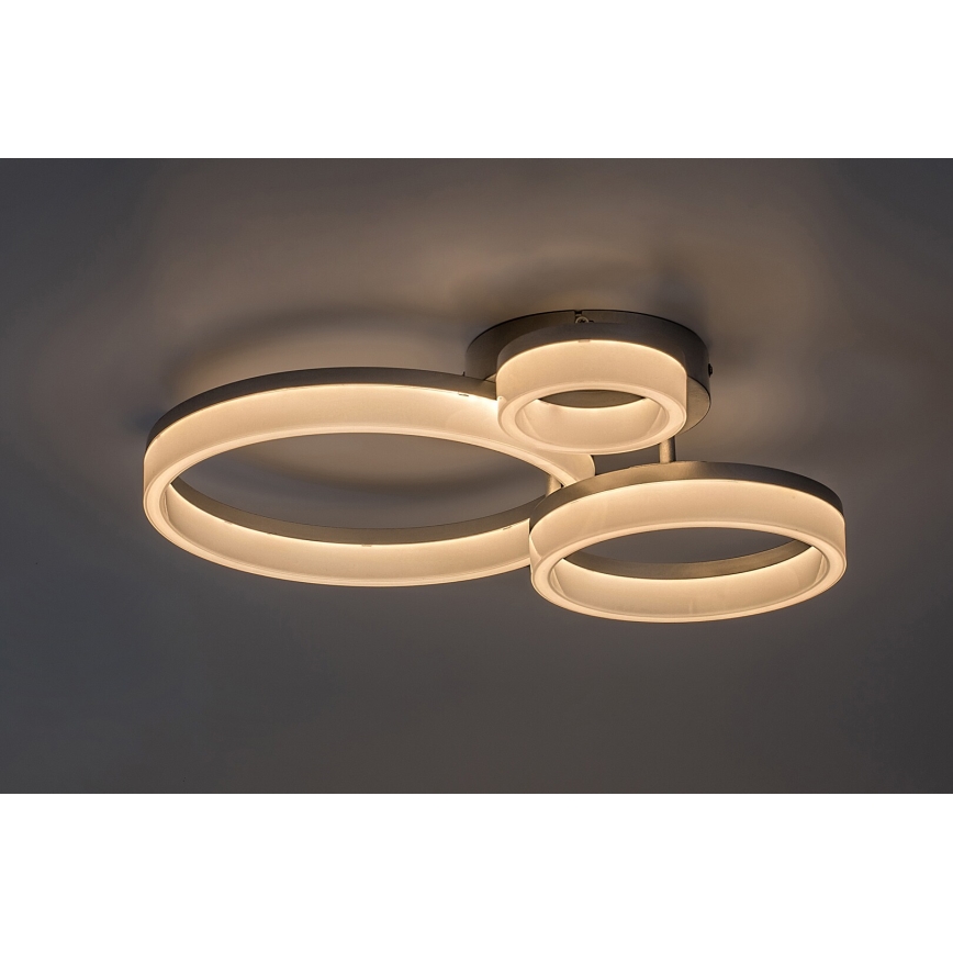 Rabalux - LED Stropna svetilka LED/24W/230V 3000/4000/6500K mat krom