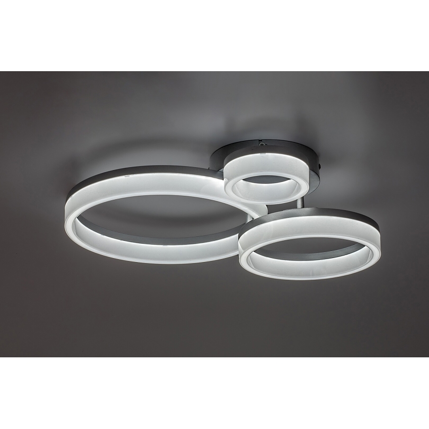 Rabalux - LED Stropna svetilka LED/24W/230V 3000/4000/6500K mat krom