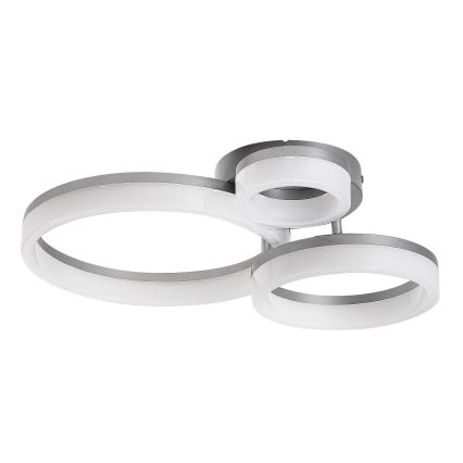 Rabalux - LED stropna svetilka LED/24W/230V 3000/4000/6500K 38x51 cm matni krom