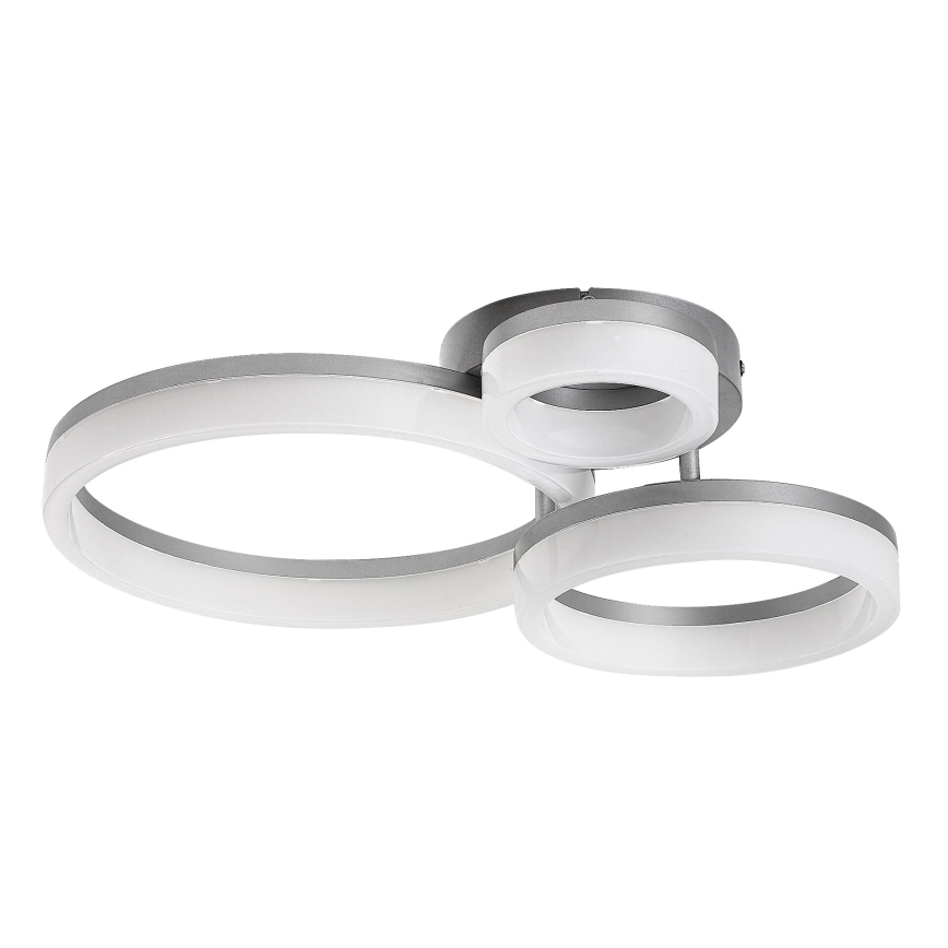 Rabalux - LED stropna svetilka LED/24W/230V 3000/4000/6500K 38x51 cm matni krom