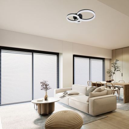 Rabalux - LED Stropna svetilka LED/24W/230V 3000/4000/6500K črna