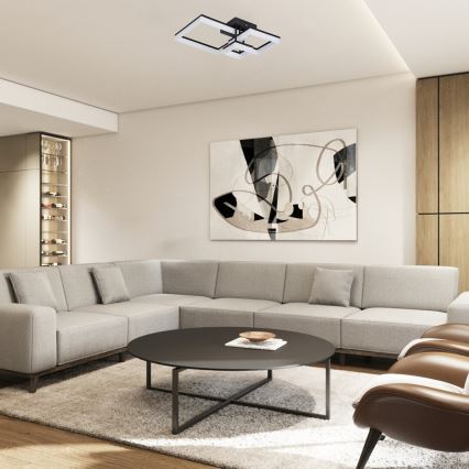 Rabalux - LED Stropna svetilka LED/22W/230V 3000/4000/6500K črna