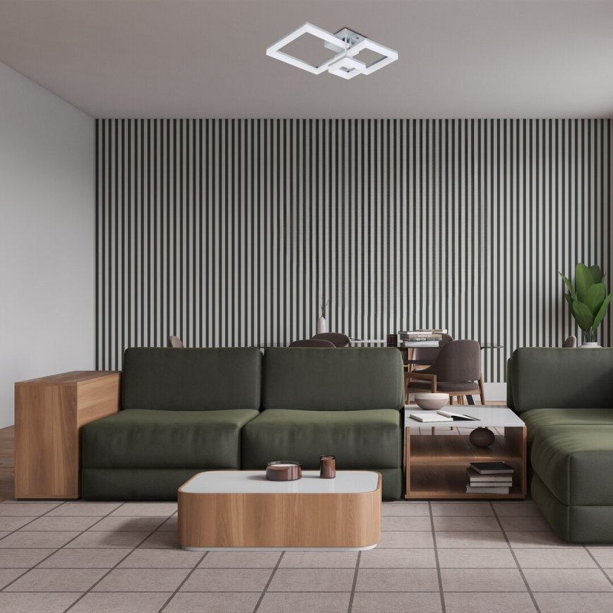 Rabalux - LED Stropna svetilka LED/22W/230V 3000/4000/6500K mat krom