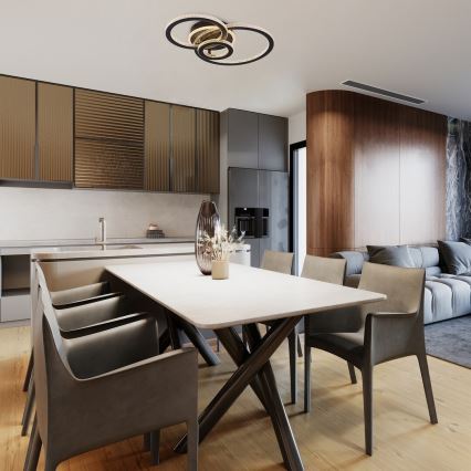 Rabalux - Zatemnjivo stropno LED svetilo LED/40W/230V 3000-6500K + daljinski upravljalnik 35x52 cm