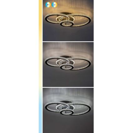 Rabalux - Zatemnjivo stropno LED svetilo LED/40W/230V 3000-6500K + daljinski upravljalnik 35x52 cm