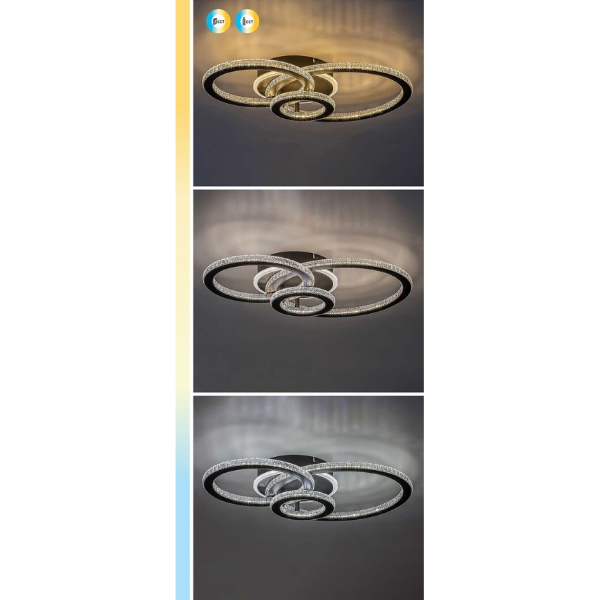 Rabalux - Zatemnjivo stropno LED svetilo LED/40W/230V 3000-6500K + daljinski upravljalnik 35x52 cm