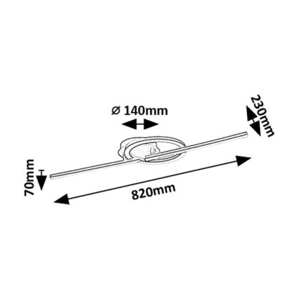 Rabalux - LED stropna svetilka LED/24W/230V 4000K dolžina 82 cm